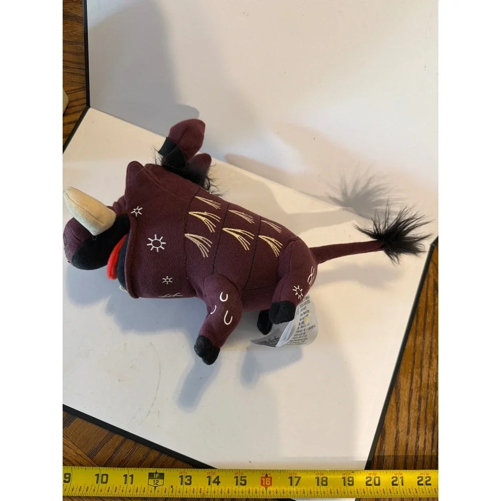 Disney Theatrical Group The Lion King Broadway Pumbaa Plush Burgundy 12 Inch